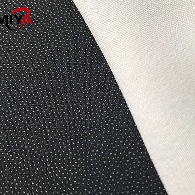 60 pulgadas suave y sedosa de la mano sensación de PA PES tejido interlining de fusible
